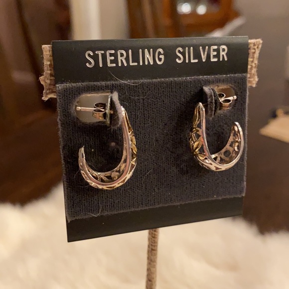 Sterling Silver Brighton inspired earrings - Picture 4 of 4